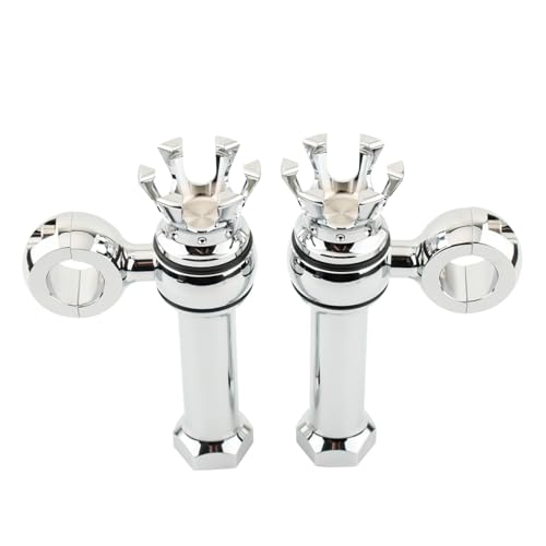 Enakshi (LABEL) Creations Motorcycle Handlebar Riser Universal for Dyna Fat Bob Cvo Fxdfse : 2009 SilverEbay Motors|Parts & Accessories|Motorcycle Parts|Handlebars Grips & Levers|Risers