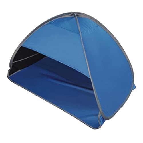 Calandis Beach Tent Garden Sun Canopy Screen Shade UV Protector Black Tape Blue