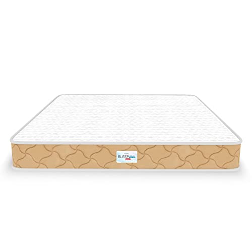 SLEEPSPA by COIRFIT Pure Sleep Premium Orthopedic with HerbFRESH��Technology 5' Inch Double Size Pocket Spring Mattress (72 x 48 x 5, Beige)