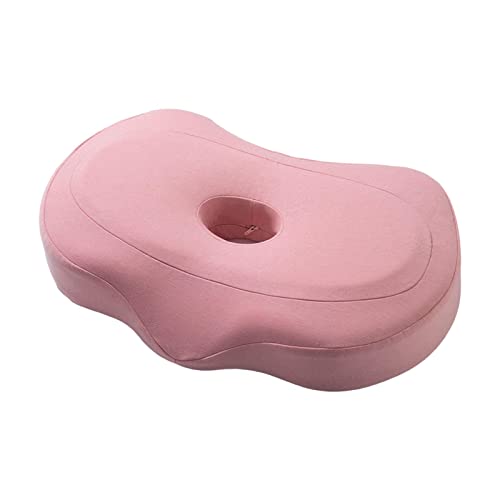 Meadawgs® Ear Piercing Pillow Small Pillow with Ear Hole for Pressure Relieve Side Sleepers Pink