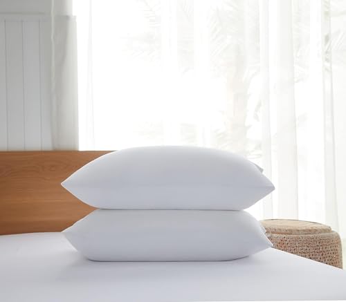 CUSHIO™ MicroFibre Pillow - Size 24"x16" (Pack of 2) Enhance Your Sleep Quality | Wake Up Refreshed (White)