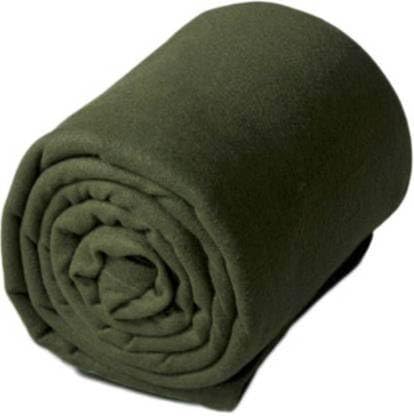 IVAZA 300 TC All Season Solid/Plain Lightweight Polar Fleece Double Bed Blanket (230 x 230 cm) Green Blanket Double IV1