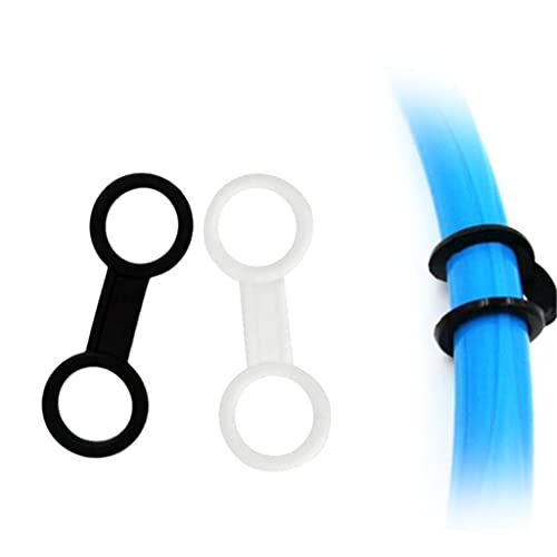 bnf® 2 Pieces Scuba Diving Mask Silicone Snorkel Keeper Retainer Clear and Black | Water Sports | Scuba & Snorkeling | Other Scuba & Snorkeling