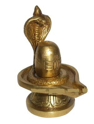 VR Creatives Brass Lord Shiv Leinga H- 7.5 cm