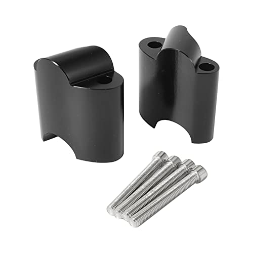 UJEAVETTE 2Pcs Handlebar Riser Clamp for XL 1200x Forty-Eight 2010-17 Black