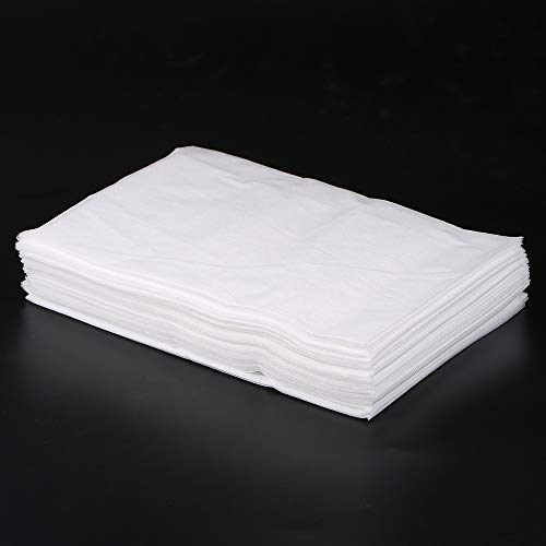 20pcs Spa Bed Sheets Massage Table Sheet Waterproof Bed Cover Non Woven Fabric for Beauty Salon 180 x 80cm (White) -Layfoo