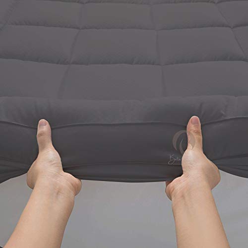 Beta Divine Super Soft Cloud 600 GSM Hotel Quality Microfiber Waterproof Mattress Topper/Padding