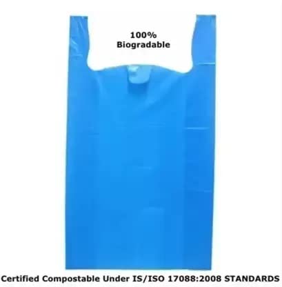 ECOPOLY Garbage Bags Large Jumbo Size Garbage Dustbin Bags for Packing Large 30 X 40 Inches Jumbo 75 L Garbage Bag (15Bag) For Packaging, dustbin, Biodegradable, blue