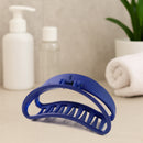 Plastic Hair Clamp Grip Simple Matte Hair Barrette Clamp (12 Pc)
