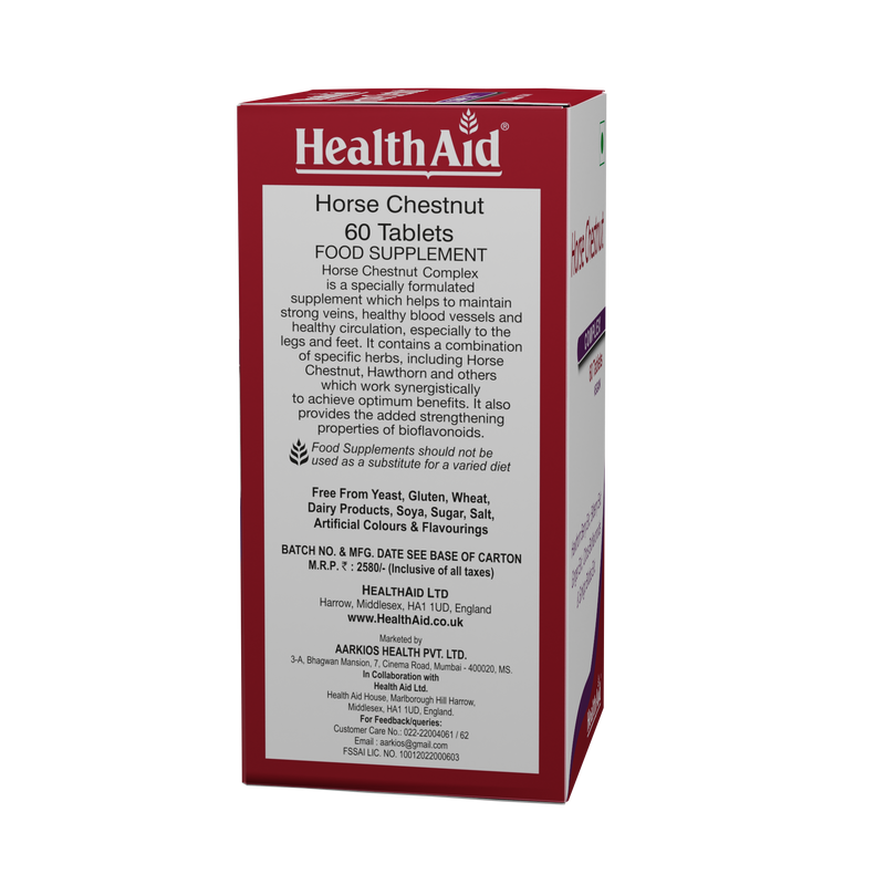 HealthAid I Horse Chestnut Complex I 60 Tablets