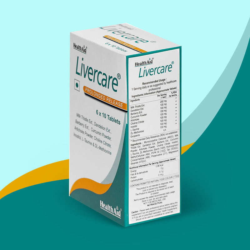 HealthAid I Livercare I Prolonged Release I 60 Tablets