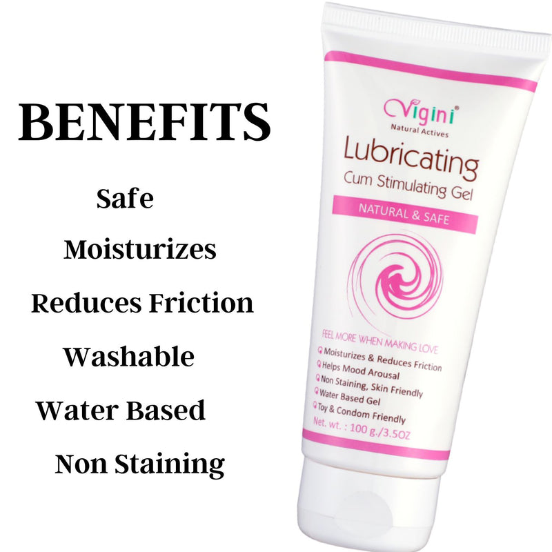 Vigini Vaginal Whitening Lightening Intimate Feminine Hygiene Gel Wash & Sexual Lubricating Lube Water-Based Massage Gel-200ml