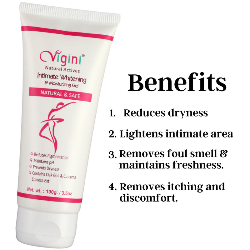 Vigini Intimate Vaginal Tightening Lightening Whitening Moisturizing Cream Gel For Women-100ml