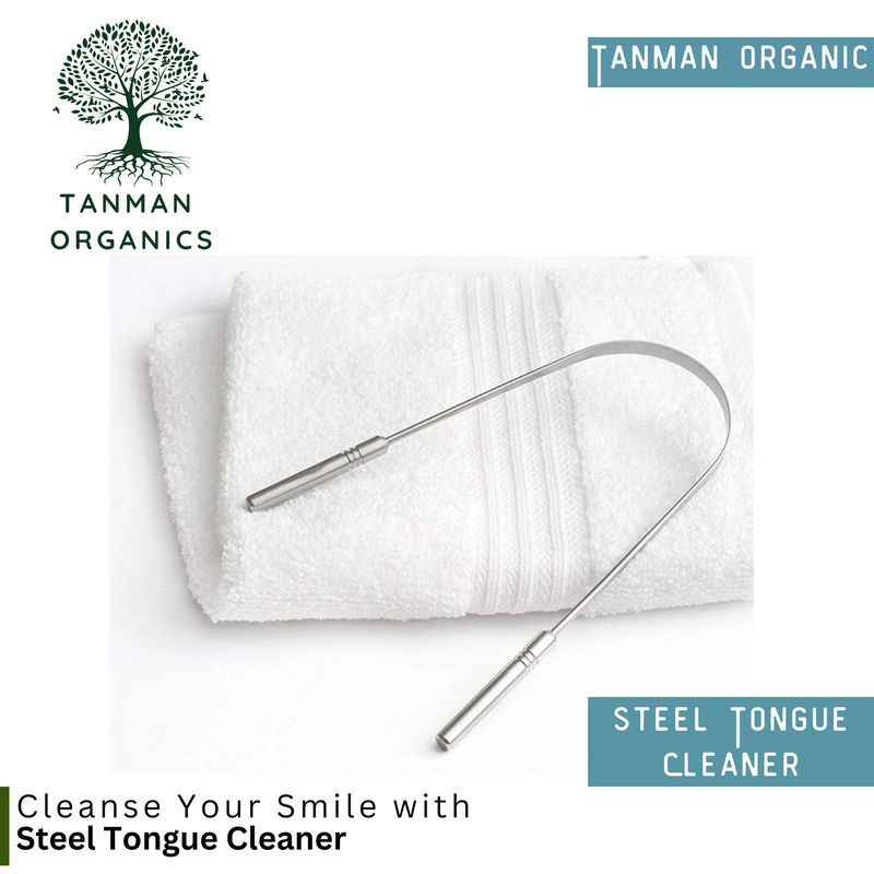 Tanman Organics SS Tongue Cleaner (Pack of 2)