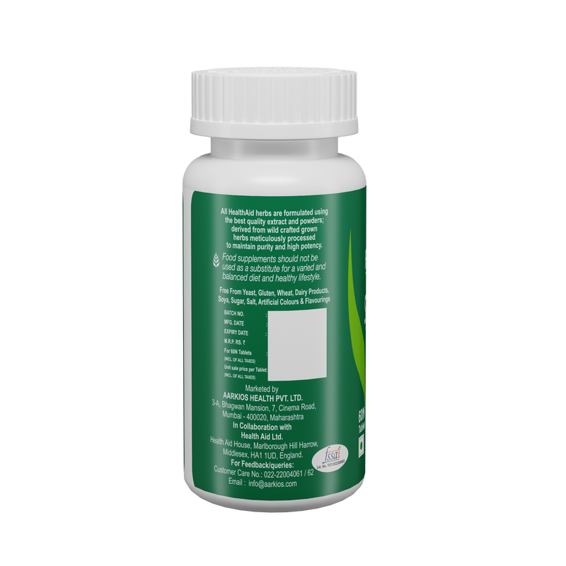 HealthAid I Spirulina 500 mg I 60 Tablets