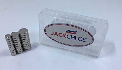 JACK CHLOE Round Refrigerator Magnets By Jack Chole, 30Pcs Stainless Steel Craft Magnets Of 3 Different Sizes, Durable Small Magnets For Multi-Use