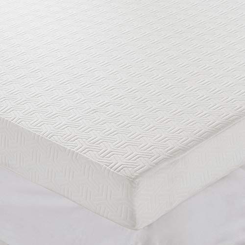 Sleep Philosophy Flexapedic Memory Foam Mattress Protector Cooling Bed Cover Queen White