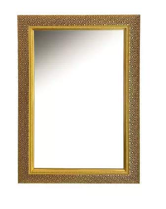 Cheval Glasses Venetian Golden Star Design Frame Wall Mirror 16 X 20 Side