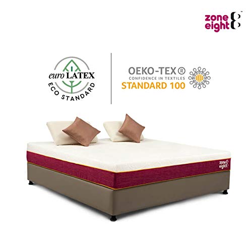 Zone8: 6" Dual Side use Pure Latex Foam Mattress: Medium Firm