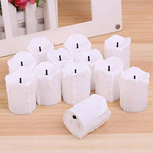 Acrylic LED Tea Light Flameless Smokeless Melting Candle