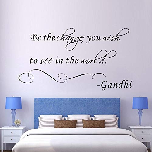 GADGETS WRAP Wall Decal Vinyl Sticker Wall Decoration - Be The Change You Wish to See