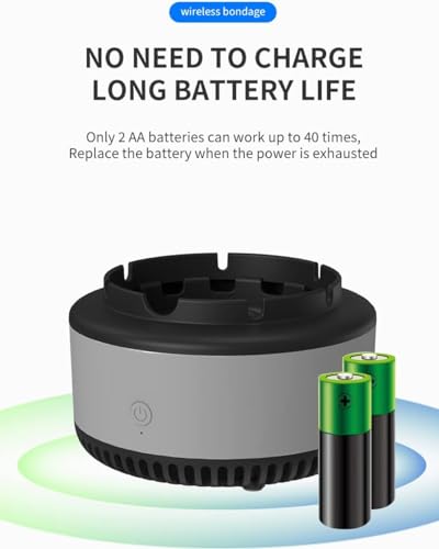 Sevia 2 In 1 Multifunctional Indoor Smokeless Ashtray, 360 °surround Suction Intelligent Air Purifier Ashtray, Indoor Household Car Intelligent Ashtray (Green)