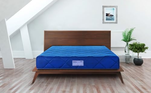 Hypnos Spine Safe 6-inch King Size Memory Foam Mattress (Navy Blue, 72x72x06)