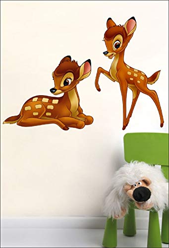 Bambi Self Adhesive VinylWaterproof Decorative Wall Stickers for Hall, Bedroom, Kitchen and Furniture