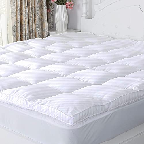 Dashing Fabrics Very Soft Microfiber Topper Mattress, Single-(36" x72), (White)