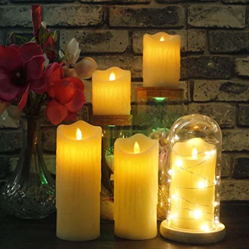 SAZ DEKOR Tea Light Flameless LED Candle Flickering Battery Christmas Wedding Home S