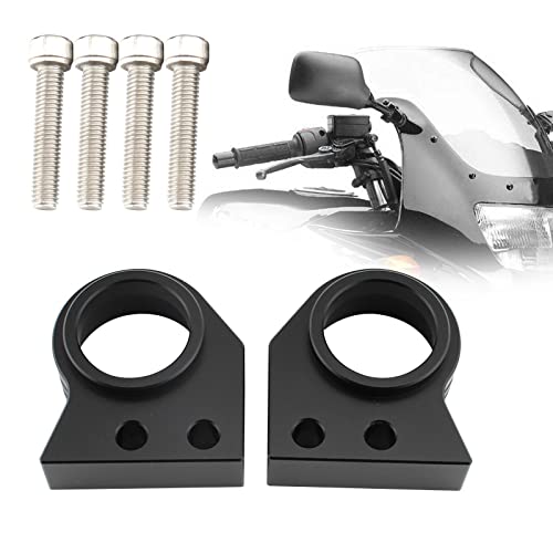 UJEAVETTE 2 Pieces Motorcycle Handlebar Riser Parts Motorbike for Zzr600