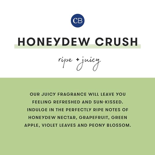 Capri Blue Honeydew Crush Scented Candles for Home - Mercury Iridescent Inverted Jar Candles - Long Lasting Candles - Holiday Candles - Luxury Candles Gifts for Women & Men - Soy Candles (10 oz)