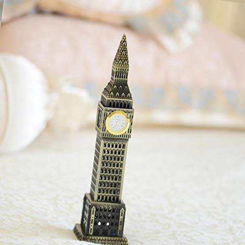 PartyFlex 18 cm Big Ben with Clock Tower Statue for Home Decorations Make of Pure Copper