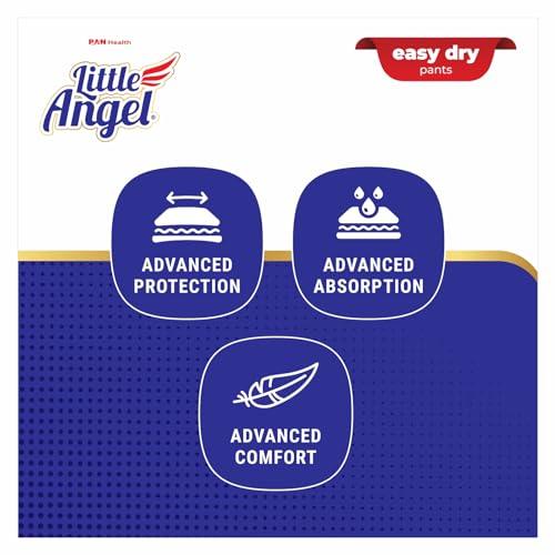 Little Angel Easy Dry Pull-up Diaper Pants, above 15 Kgs - XXL (42 Pieces)