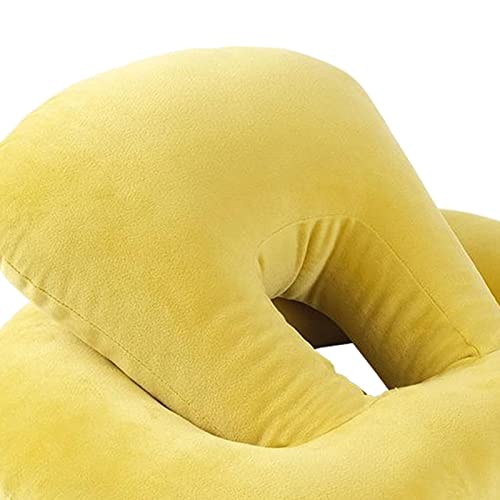 CALANDIS® Memory Foam Explosions Octopus Nap Pillow Support for Office Travelling Desk Lemon Yellow | 1Xnap Pillow