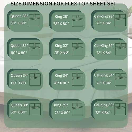 Top split king sheets sets for adjustable beds, Half split king sheet sets for adjustable beds deep pocket, 39" Split Top king Sheets 400 Thread Count 100% Cotton (Half Split Fitted), Light Blue Solid