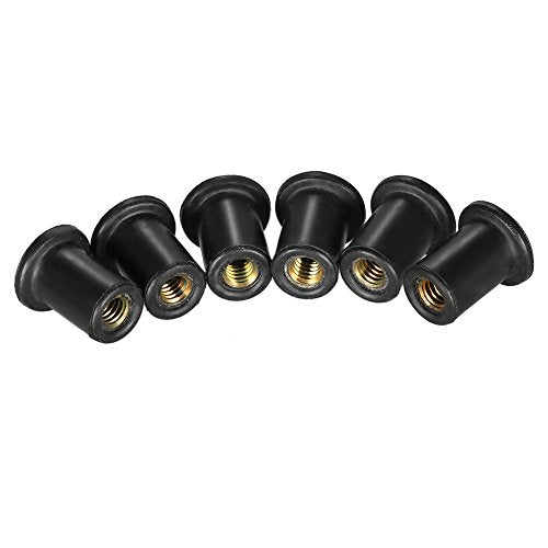 Qunan 6pcs M4/M5/M6 Kayak Rubber Well Nut Fasteners Wellnuts Kayak Acc ories