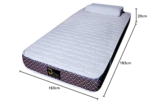 Deep Rest Pocket Spring Luxury Hotel Comfort Mattress (72 X 72 X 8 Inches)