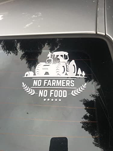 GADGETS WRAP Vinyl Decal Sticker No Farmers No Food Punjabi (Item Finish Size : 15cm x 17cm)