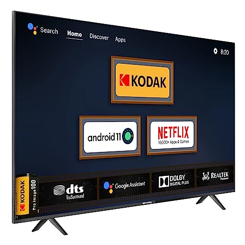 Kodak 100 cm (40 inches) 9XPRO Series Full HD Certified Android LED TV 409X5061 (Black)