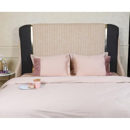 Etonner Audley Grand Border Cashew Double Bed Sheet