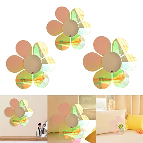 bnf Acrylic Flower Retro Aesthetic Wall Sticker Decal for Home Bathroom S