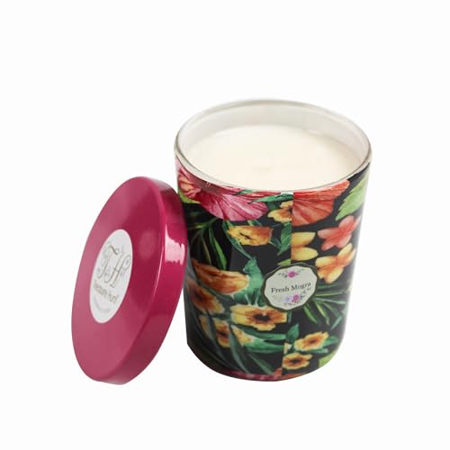 Treasure Hunt® Enameled jar Candle Gift Box Mogra Fragrances for Gift & Home Décor