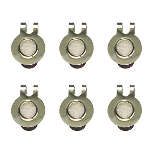 Calandis 6 Pack Magnetic Hat Clips for Metal Golf Ball Marker Training Aid Magnet