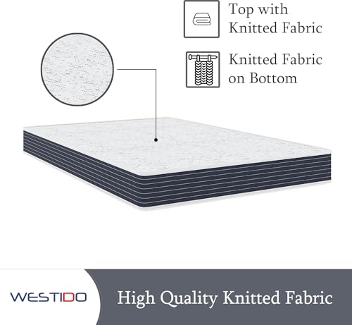 WESTIDO SteadySupport Multiple High Resilience (HR) Foam | High Resilience (HR) Foam Knitted Fabric Single Size Zero Partner Disturbance SteadySupport8inch36x78