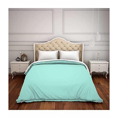 Hygro Cotton Shell Regulates Temperature Grows Softer When Washed Wicks Away Moisture Quilt Double (Solid, 224cmx270cm) - Light Green