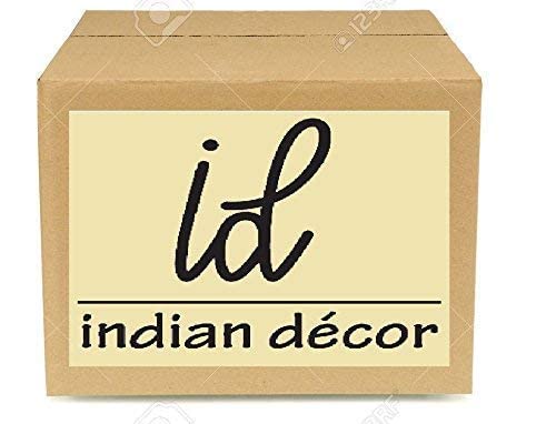 INDIAN DECOR 80210 Soft Cotton Mattress/Hostel Mattress/Cotton Foldable Mattress/Gadda for Floor and Bed 72X48X4-Inch, Multicolour