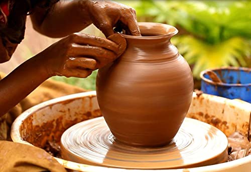 Chirag Enterprise Ready to Use Natural Eco Friendly Filtered Terracotta Clay Molding Clay Sadhu Clay (1 KG)