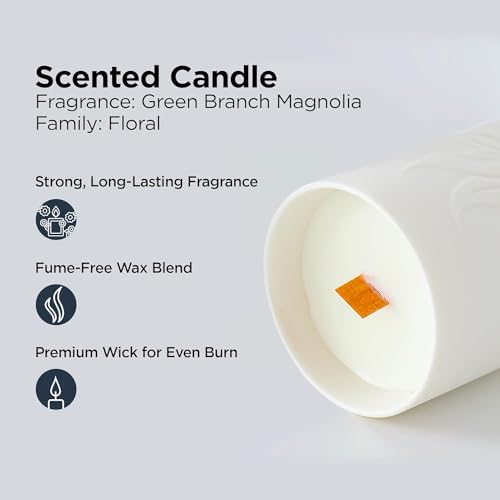 Urbane Home Scented Candles | Fragrance Candles | Candles for Wedding | Candles for Bedroom | Birthday Candles | Valentines Day Gifts Candles | DY-230702B | White