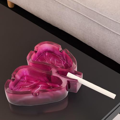 LOOM TREE® Ashtray Statue Office Unique Collectible Tabletop Crafts Figurine Decoration 14x10.5 cm Lung Shape | 1 Creative Ashtray Sculpture